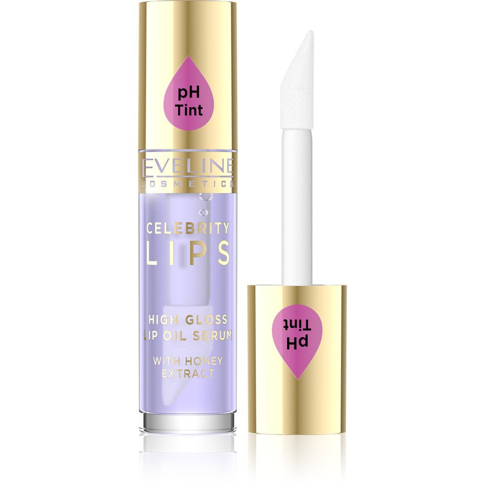 EVELINE Celebrity Lips Oil - lūpų serumas 03 Violet 5 ml | Vaistine1.lt | WestPharmacy.eu