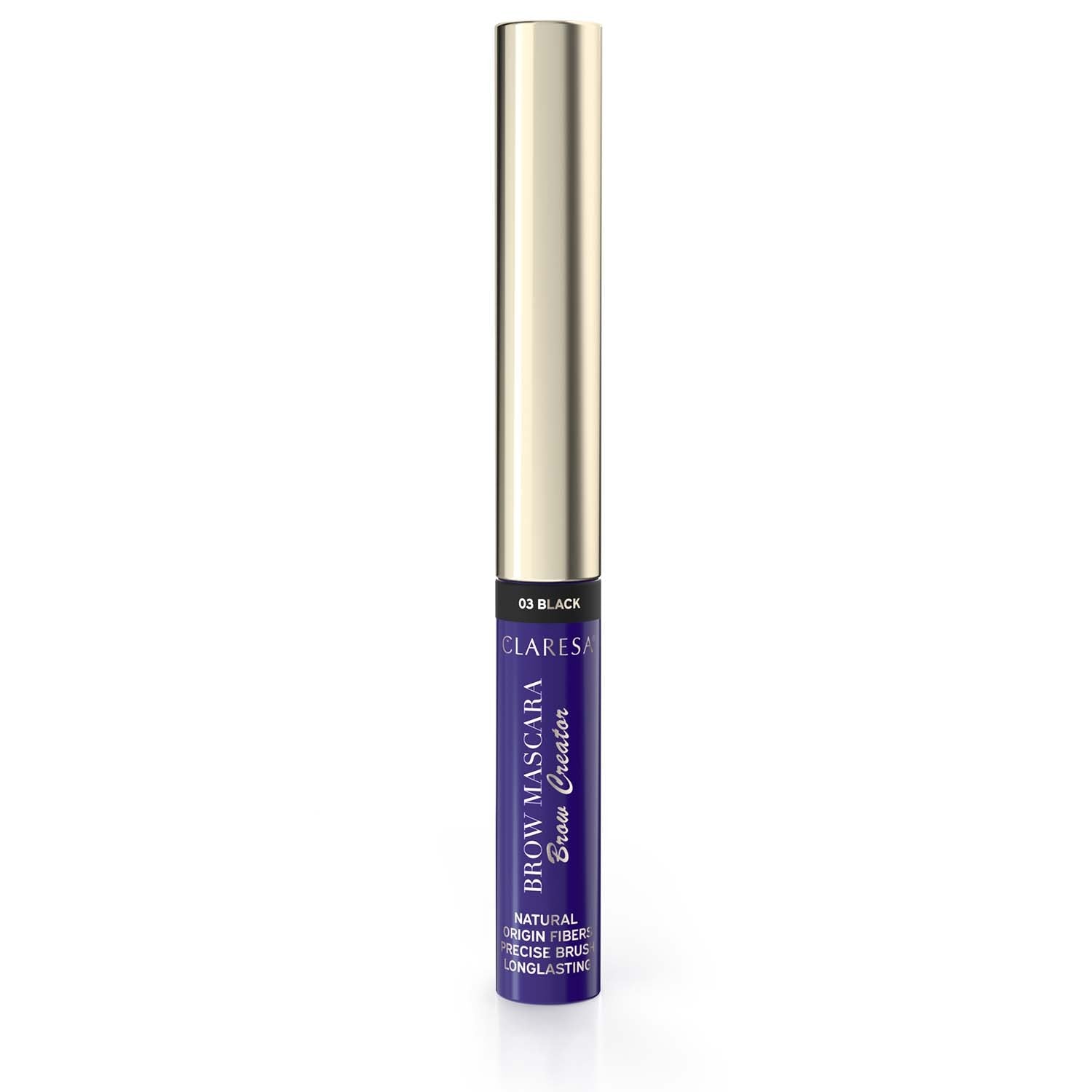CLARESA Brow Creator Mascara Antakių tušas 03 Juodas 6 g | Vaistine1.lt | WestPharmacy.eu