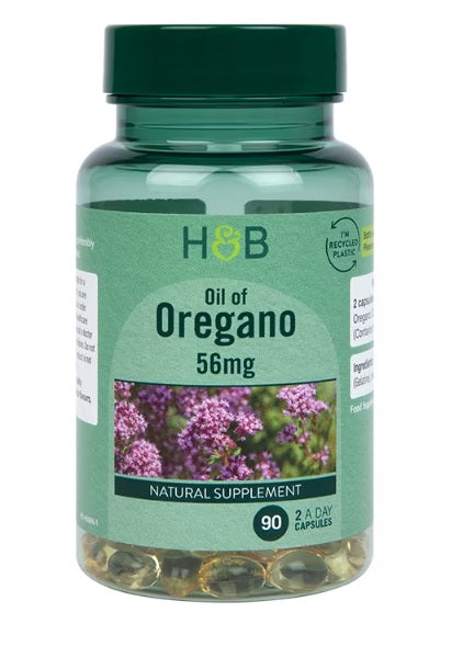 Oil of Oregano, 56mg - 90 caps - Holland & Barrett | WestPharmacy.nl - Digestive Health