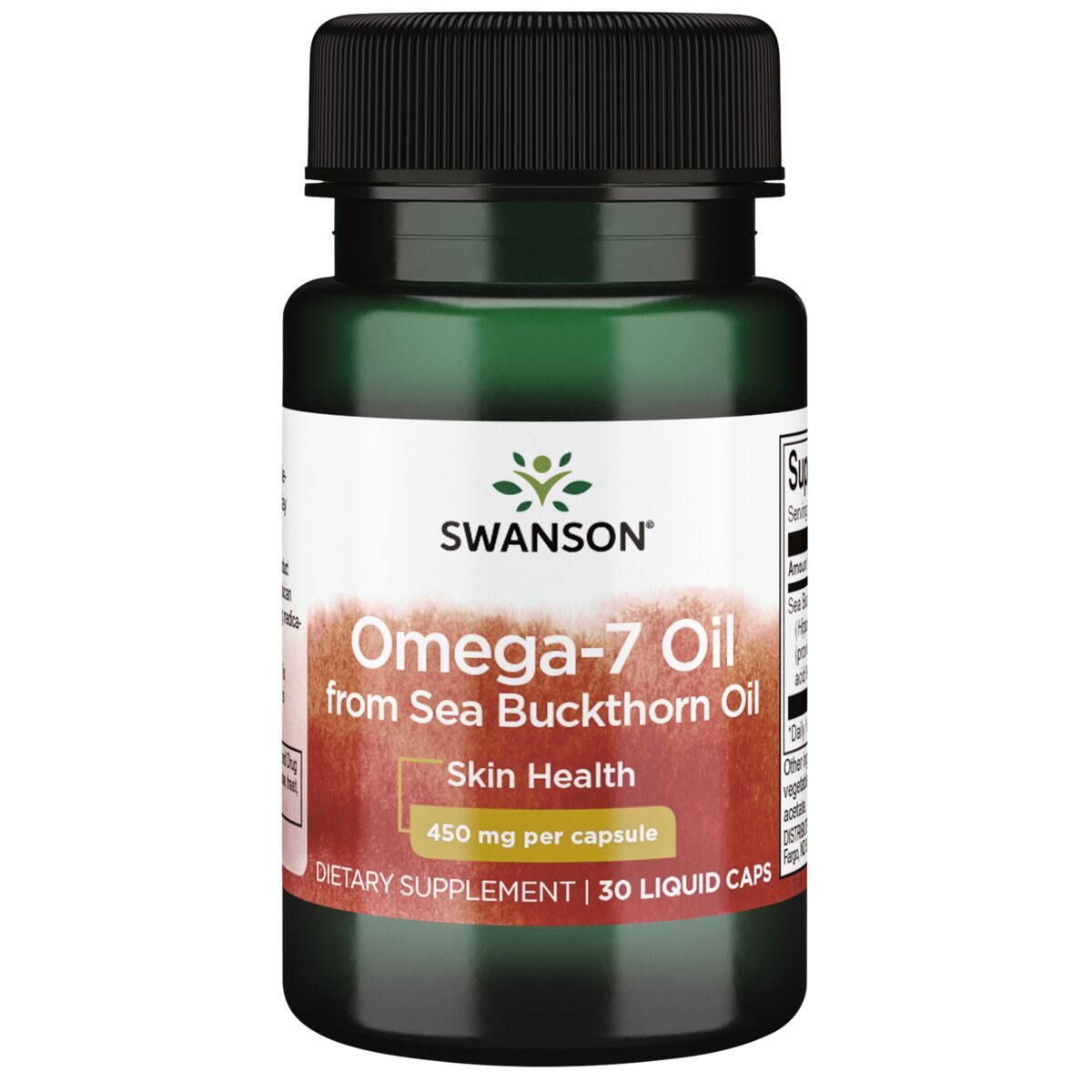 Omega-7 Oil From Sea Buckthorn Oil 450mg 30 LIQUID CAPS - Swanson | West Pharmacy