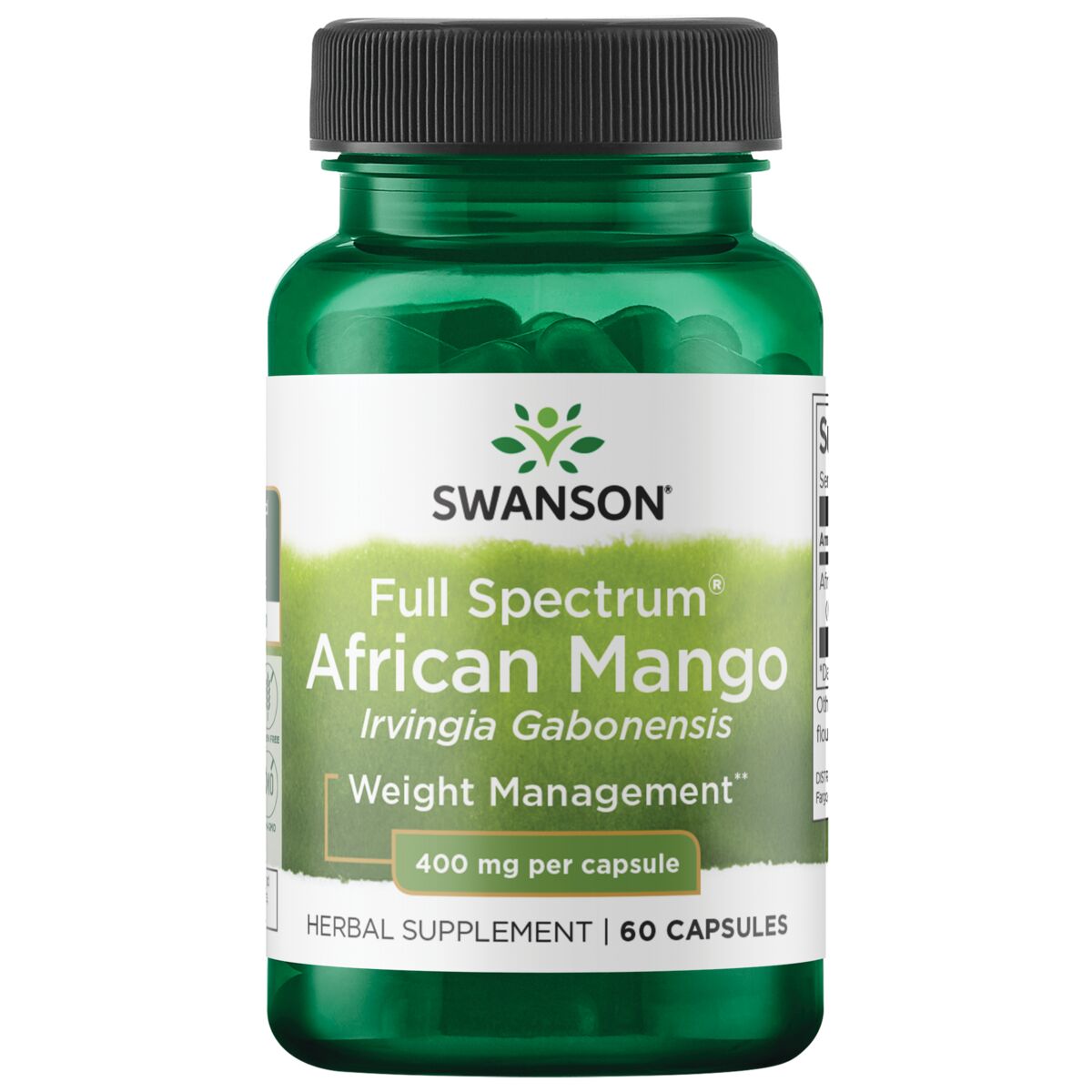 Full Spectrum African Mango Irvingia Gabon 400mg 60 CAPS - Swanson | West Pharmacy