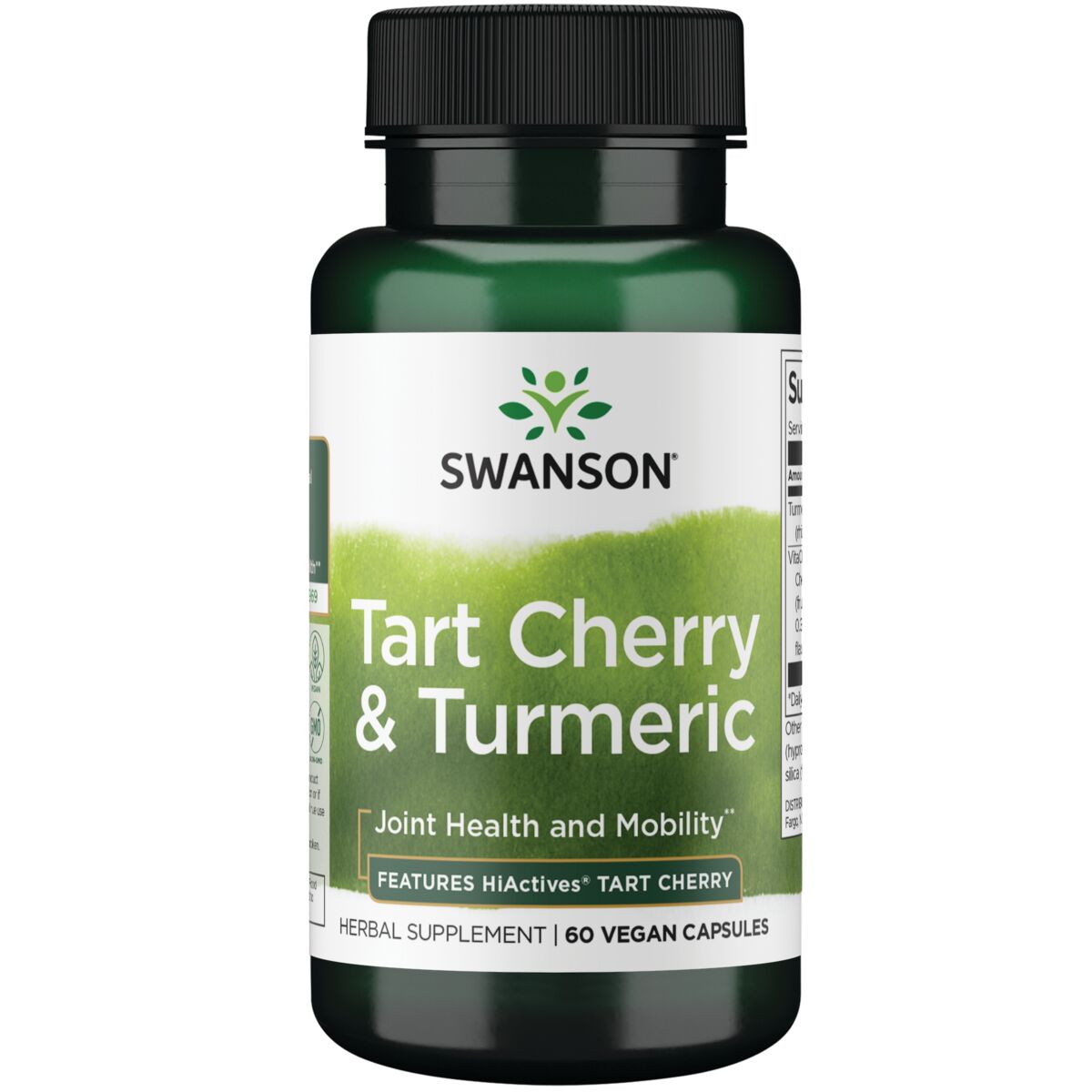 Tart Cherry & Turmeric - Features Hiactive 60 VCAPS - Swanson | West Pharmacy