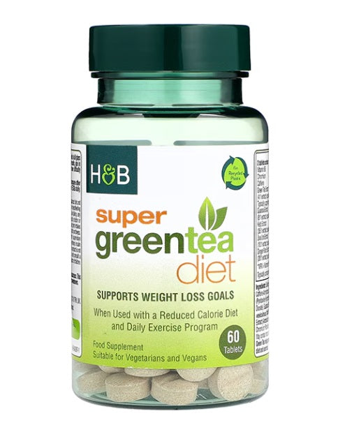Super Green Tea Diet - 60 tabs - Holland & Barrett | WestPharmacy.nl - Antioxidants