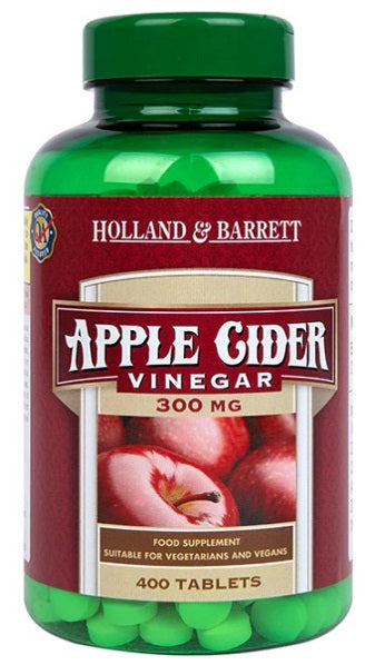Apple Cider Vinegar, 300mg - 400 tabs - Holland & Barrett | Vaistine1.lt | WestPharmacy.eu