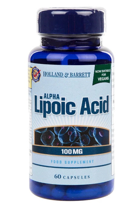 Alpha Lipoic Acid, 100mg - 60 caps - Holland & Barrett | Vaistine1.lt | WestPharmacy.eu