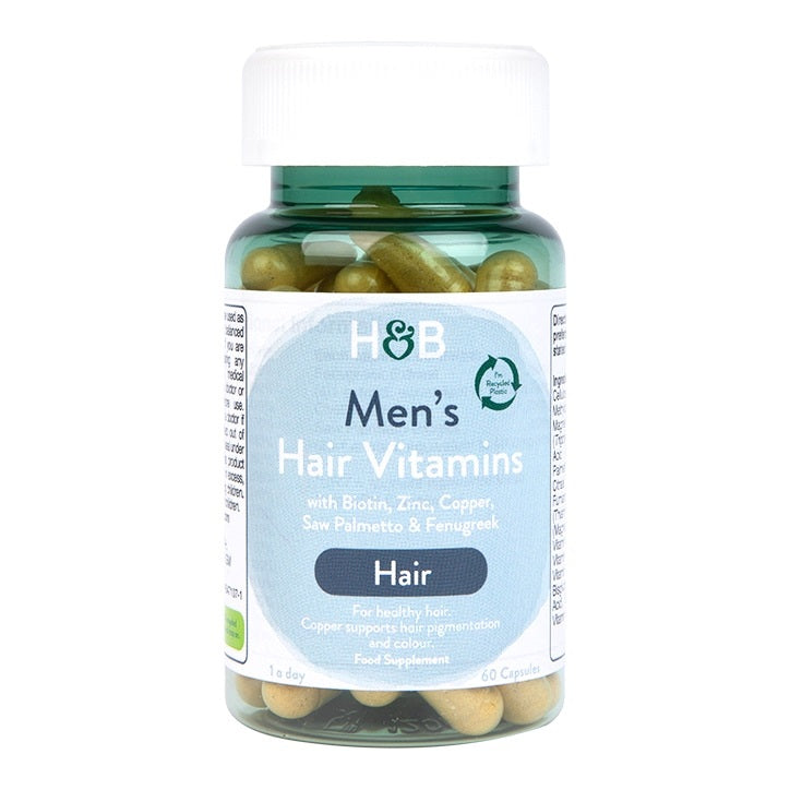 Men's Hair Vitamins - 60 caps - Holland & Barrett | Vaistine1.lt | WestPharmacy.eu