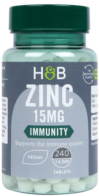 Zinc, 15mg - 240 tabs - Holland & Barrett | Vaistine1.lt | WestPharmacy.eu