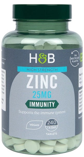 High Strength Zinc, 25mg - 240 tabs - Holland & Barrett | Vaistine1.lt | WestPharmacy.eu