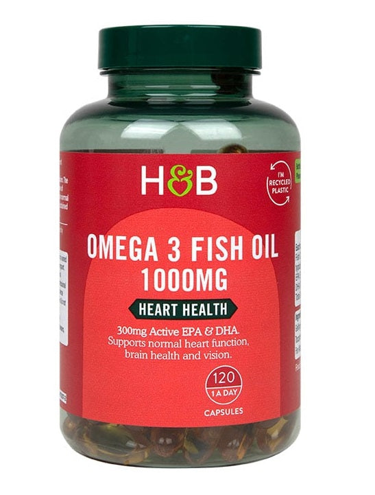 Omega 3 Fish Oil, 1000mg - 120 caps - Holland & Barrett | Vaistine1.lt | WestPharmacy.eu