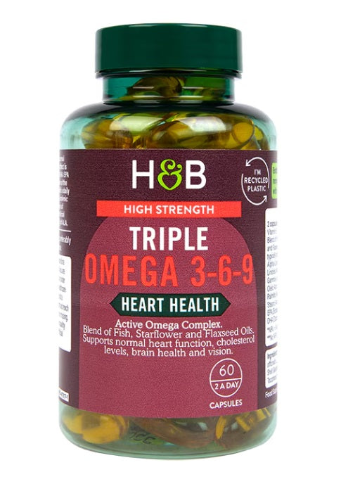 High Strength Triple Omega 3-6-9 - 60 caps - Holland & Barrett | Vaistine1.lt | WestPharmacy.eu