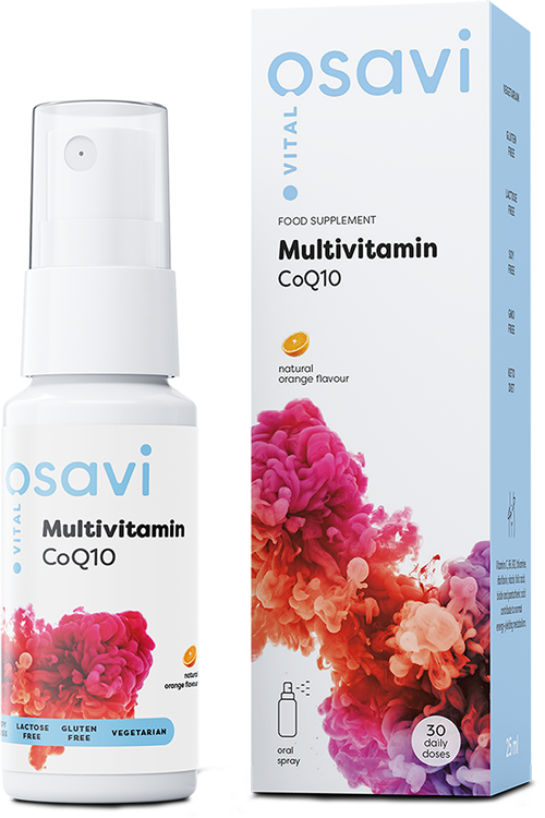 Multivitamin CoQ10 Oral Spray, Orange - 25 ml - Osavi | Vaistine1.lt | WestPharmacy.eu