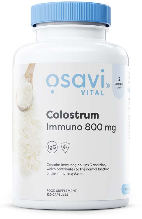 Colostrum Immuno, 800mg - 120 caps - Osavi | Vaistine1.lt | WestPharmacy.eu