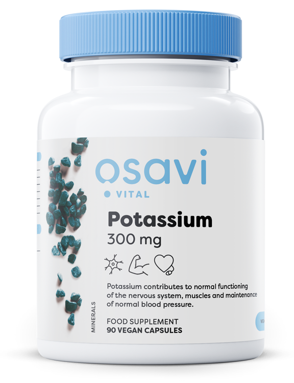 Potassium, 300mg - 90 vegan caps - Osavi | Vaistine1.lt | WestPharmacy.eu