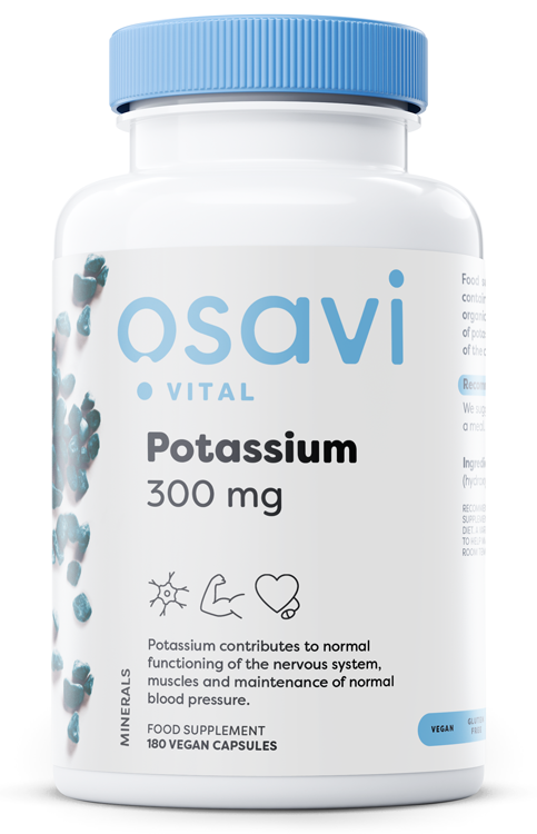Potassium, 300mg - 180 vegan caps - Osavi | Vaistine1.lt | WestPharmacy.eu