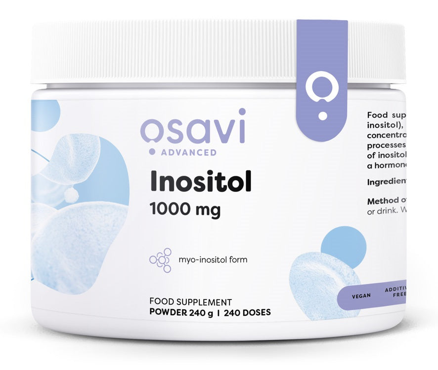 Inositol Powder, 1000mg - 240g - Osavi | Vaistine1.lt | WestPharmacy.eu