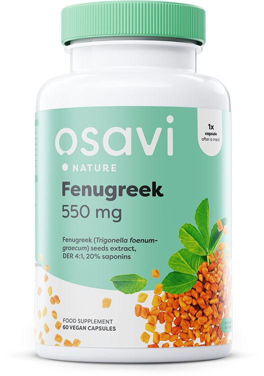 Fenugreek, 550mg - 60 vcaps - Osavi | Vaistine1.lt | WestPharmacy.eu