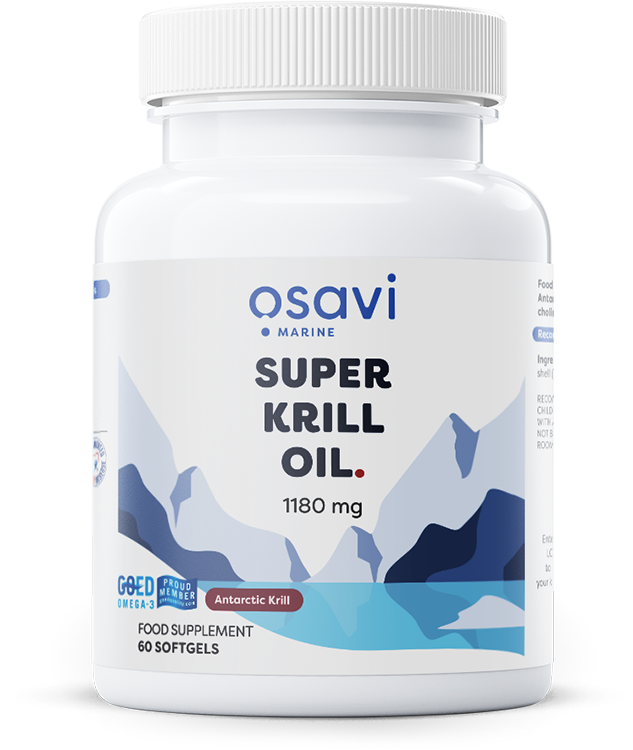 Super Krill Oil, 1180mg - 60 softgels - Osavi | Vaistine1.lt | WestPharmacy.eu