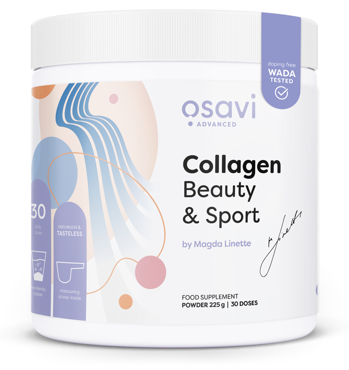 Collagen Beauty & Sport by Magda Linette - 225g - Osavi | Vaistine1.lt | WestPharmacy.eu