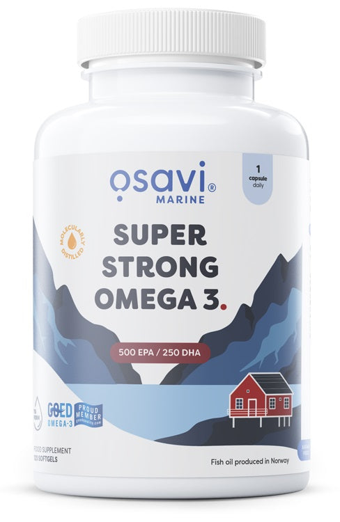 Super Strong Omega 3, 500 EPA / 250 DHA - 120 softgels - Osavi | Vaistine1.lt | WestPharmacy.eu