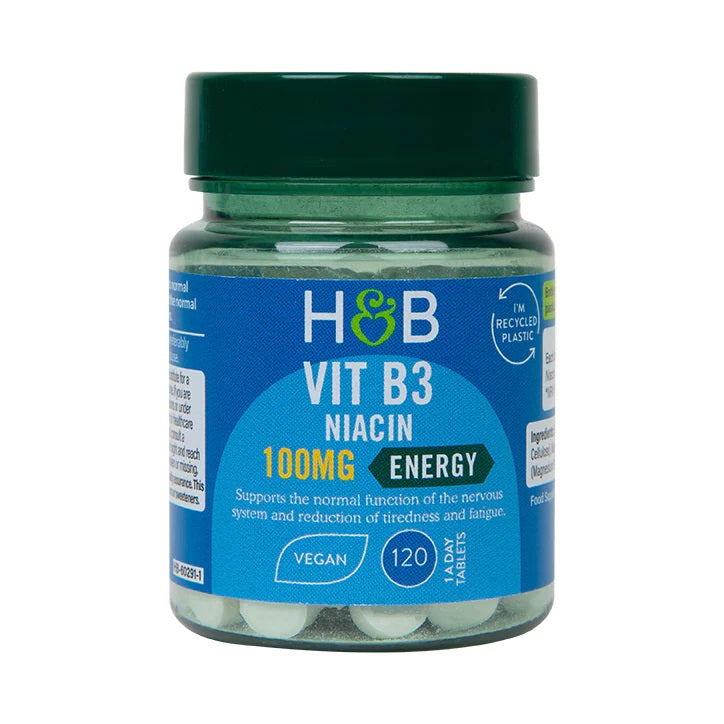 Vit B3, 100mg - 120 tabs - Holland & Barrett | WestPharmacy.nl - Vitamins