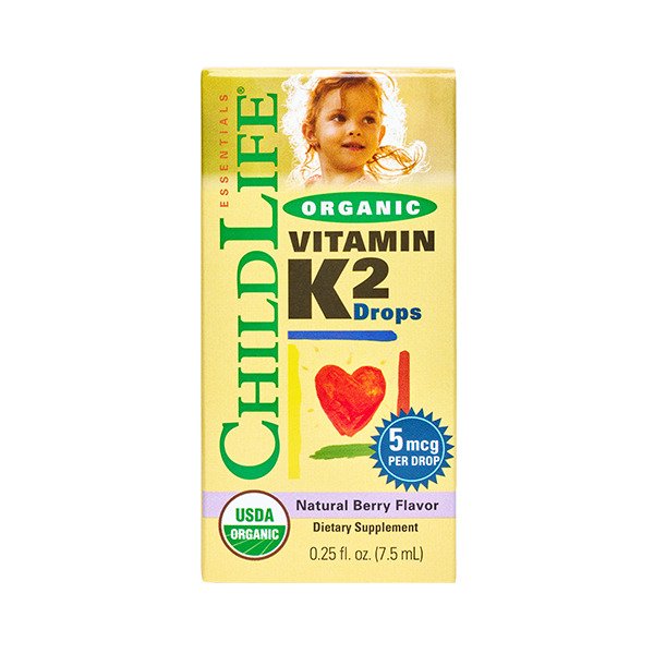 Vitamin K2 Drops, Natural Berry - 7 ml - Child Life | Vaistine1.lt | WestPharmacy.eu