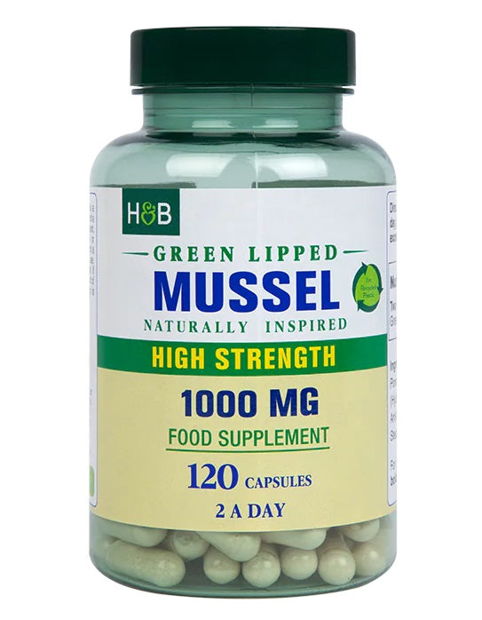 Green Lipped Mussel, 1000mg - 120 caps - Holland & Barrett | WestPharmacy.nl - Joint Support