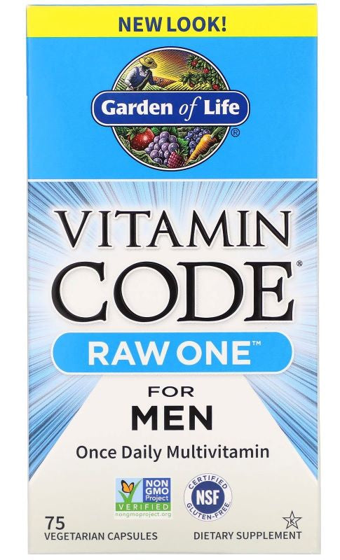 Vitamin Code RAW ONE for Men - 75 vcaps - Garden of Life | Vaistine1.lt | WestPharmacy.eu