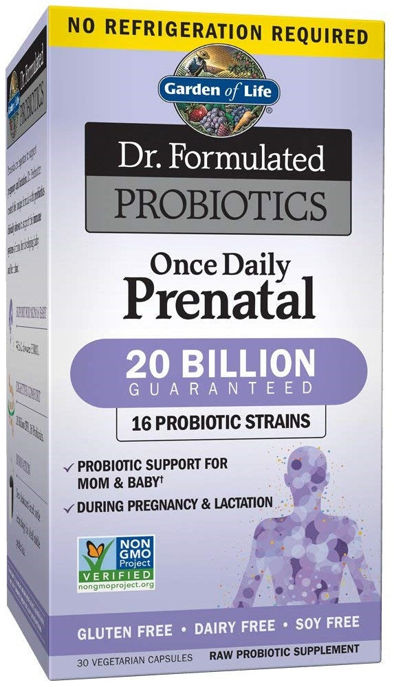 Dr. Formulated Probiotics Once Daily Prenatal - 30 vcaps - Garden of Life | Vaistine1.lt | WestPharmacy.eu