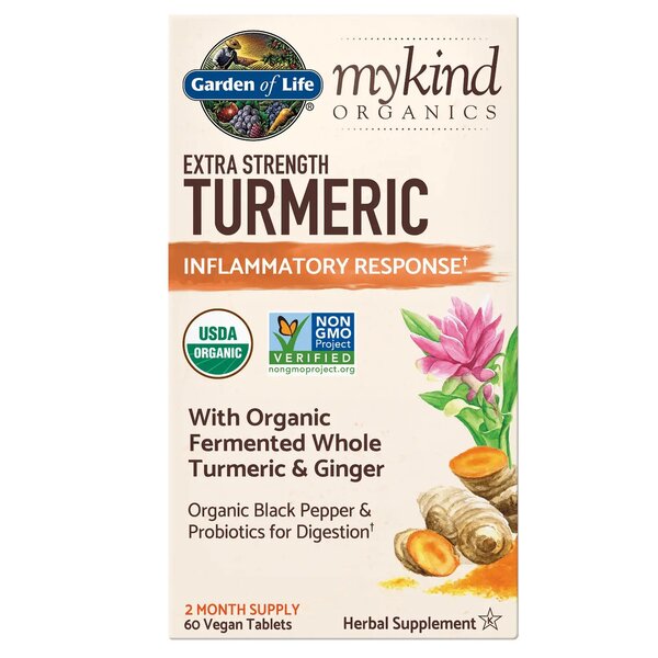 Mykind Extra Strength Turmeric - 60 vegan tablets - Garden of Life | Vaistine1.lt | WestPharmacy.eu