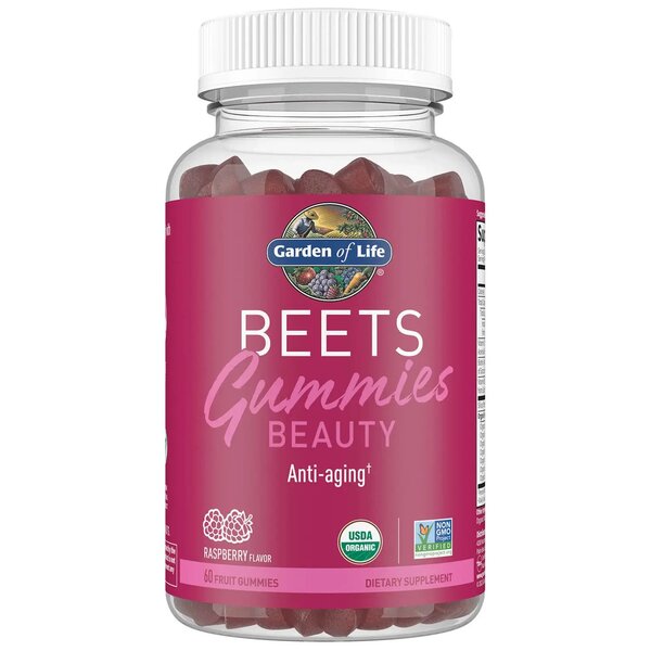 Beauty Beets Gummies, Raspberry - 60 fruit gummies - Garden of Life | Vaistine1.lt | WestPharmacy.eu