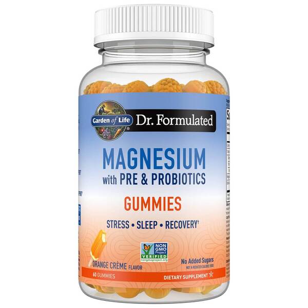 Dr. Formulated Magnesium with Pre & Probiotics Gummies, Orange Creme - 60 gummies - Garden of Life | Vaistine1.lt | WestPharmacy.eu