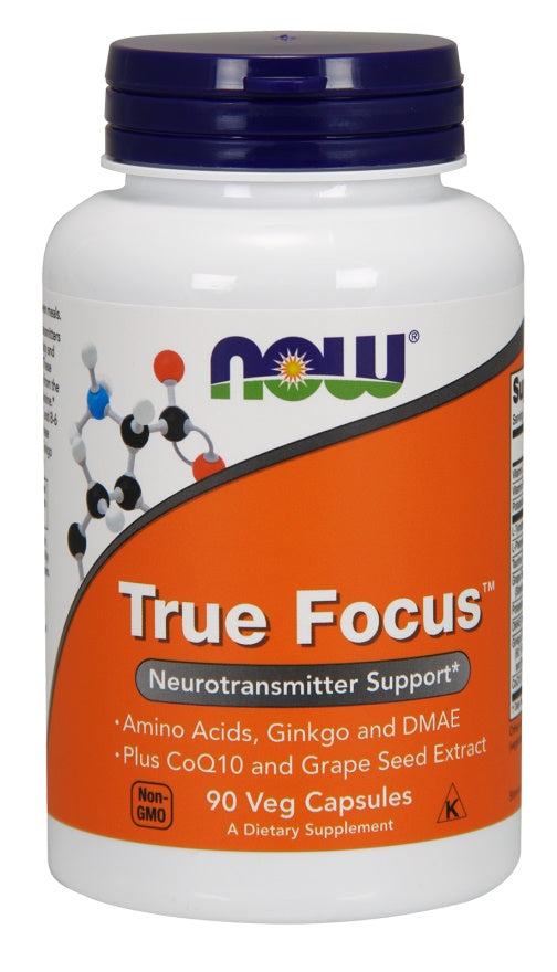 True Focus - 90 vcaps - NOW Foods | Vaistine1.lt | WestPharmacy.eu