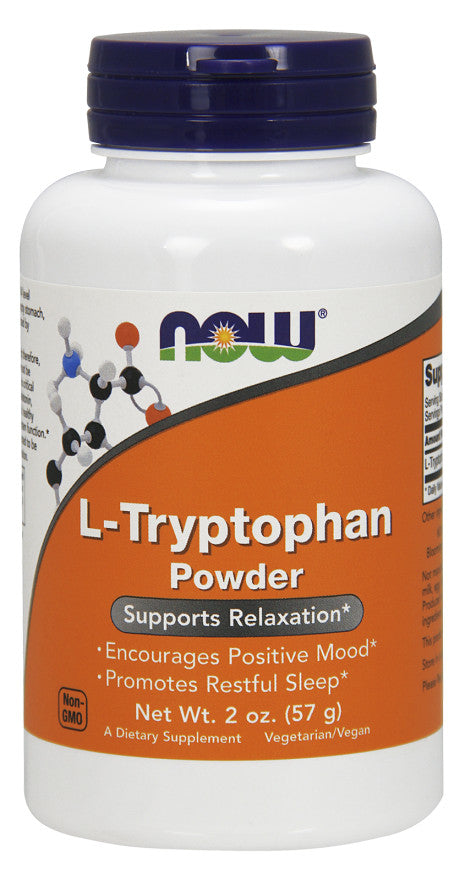 L-Tryptophan, Powder - 57g - NOW Foods | Vaistine1.lt | WestPharmacy.eu