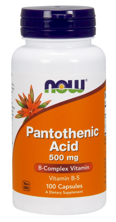 Pantothenic Acid, 500mg - 100 caps - NOW Foods | Vaistine1.lt | WestPharmacy.eu