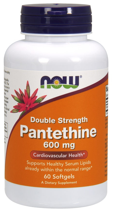 Pantethine, 600mg Double Strength - 60 softgels - NOW Foods | Vaistine1.lt | WestPharmacy.eu