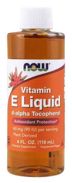 Vitamin E Liquid - 118 ml - NOW Foods | Vaistine1.lt | WestPharmacy.eu