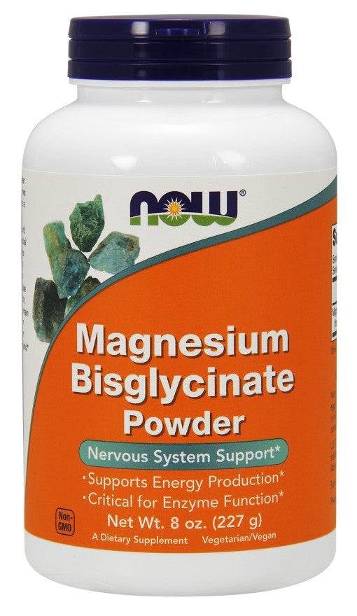 Magnesium Bisglycinate Powder - 227g - NOW Foods | Vaistine1.lt | WestPharmacy.eu