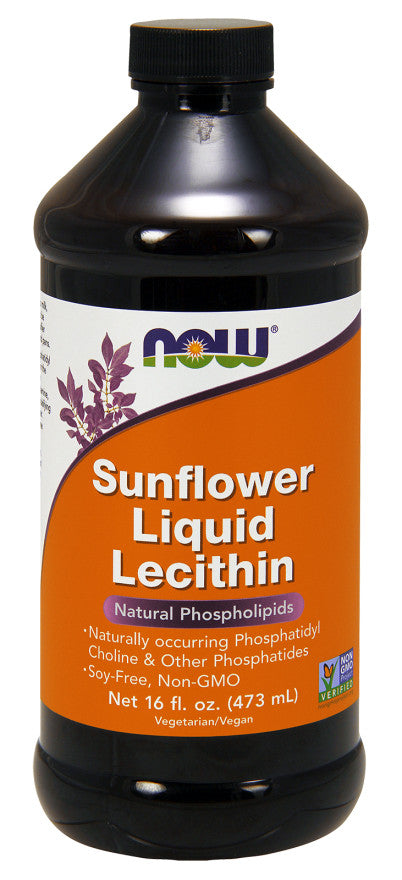 Sunflower Lecithin, Liquid - 473 ml - NOW Foods | Vaistine1.lt | WestPharmacy.eu