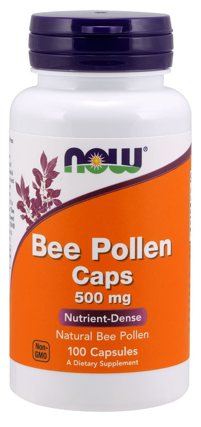 Bee Pollen, 500mg - 100 caps - NOW Foods | Vaistine1.lt | WestPharmacy.eu
