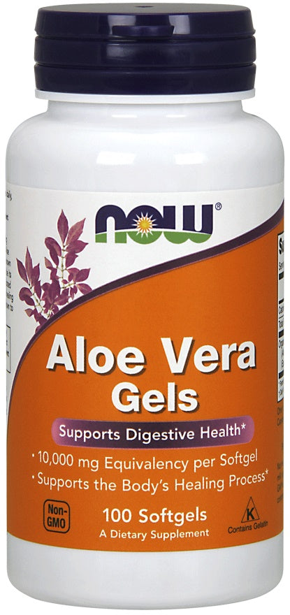 Aloe Vera Gels - 100 softgels - NOW Foods | Vaistine1.lt | WestPharmacy.eu