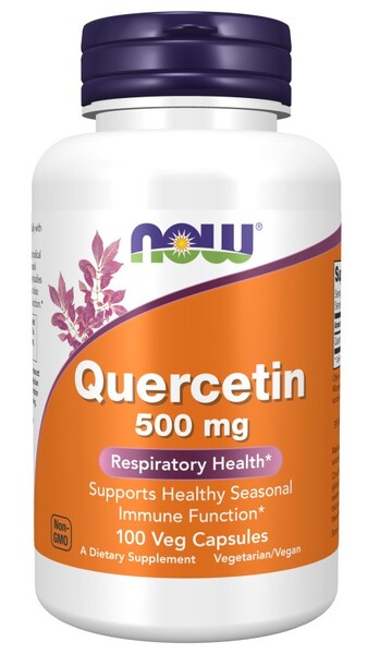 Quercetin, 500mg - 100 vcaps - NOW Foods | Vaistine1.lt | WestPharmacy.eu