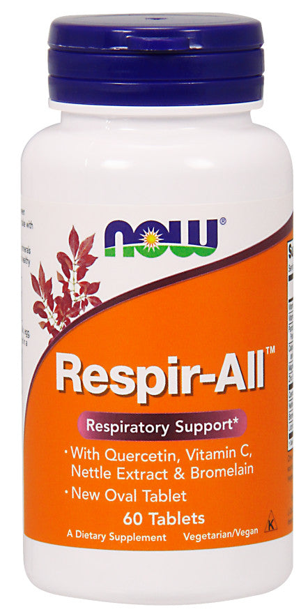 Respir-All, Allergy - 60 tablets - NOW Foods | Vaistine1.lt | WestPharmacy.eu