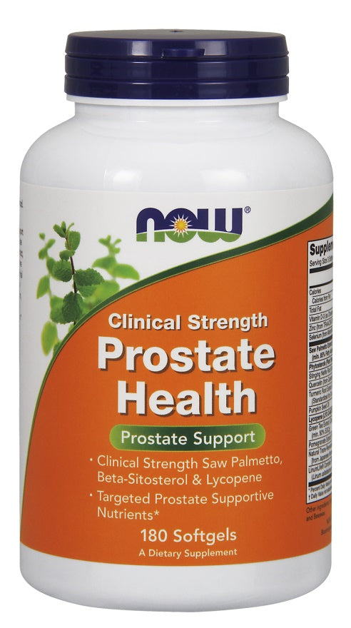 Prostate Health Clinical Strength - 180 softgels - NOW Foods | Vaistine1.lt | WestPharmacy.eu
