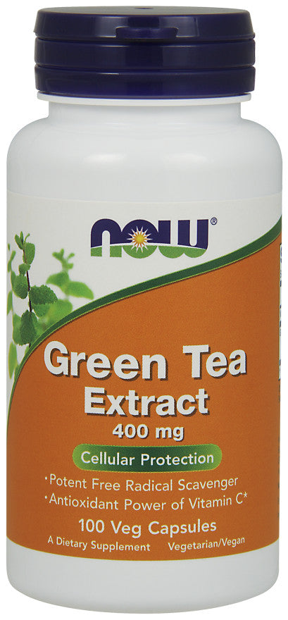 Green Tea Extract, 400mg - 100 vcaps - NOW Foods | Vaistine1.lt | WestPharmacy.eu
