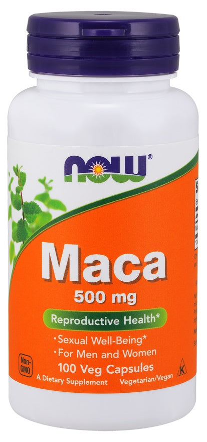 Maca, 500mg - 100 vcaps - NOW Foods | Vaistine1.lt | WestPharmacy.eu