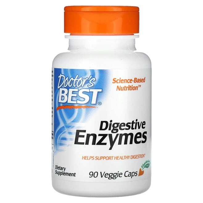 Digestive Enzymes - 90 vcaps - Doctor's Best | Vaistine1.lt | WestPharmacy.eu