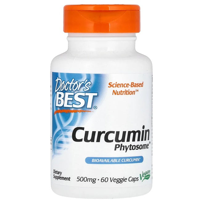 Curcumin Phytosome, 500mg - 60 vcaps - Doctor's Best | Vaistine1.lt | WestPharmacy.eu