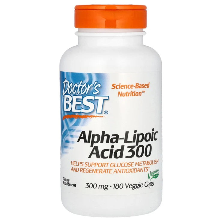 Alpha-Lipoic Acid, 300mg - 180 vcaps - Doctor's Best | Vaistine1.lt | WestPharmacy.eu