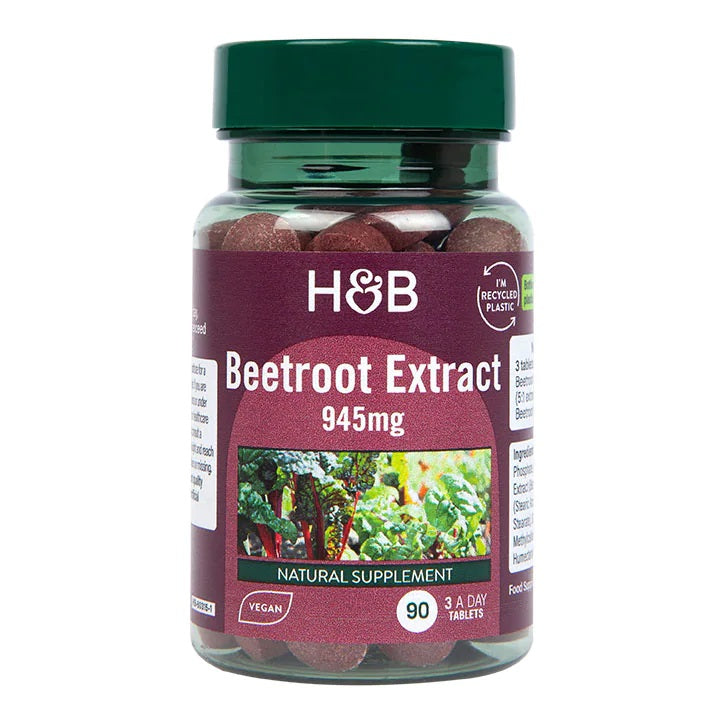Beetroot Extract, 945mg - 90 tabs - Holland & Barrett | WestPharmacy.nl - Energy