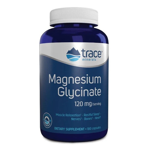 Magnesium Glycinate - 180 caps - Trace Minerals | Vaistine1.lt | WestPharmacy.eu